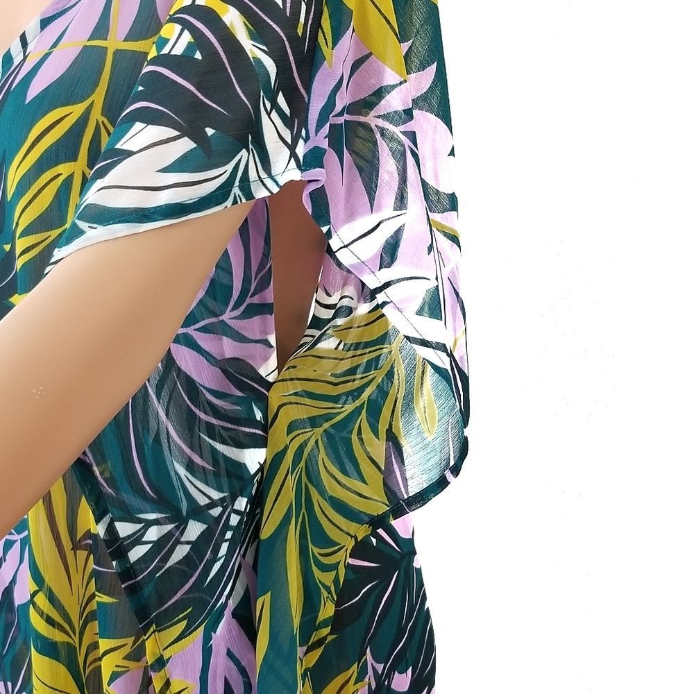 Cover Up Swim Kaftan Vertical Striped Coverup NEW - Picture 14 of 15